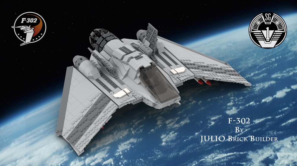 Bevægelse Premonition bruser LEGO MOC F-302 Stargate by JULIO Brick Builder | Rebrickable - Build with  LEGO