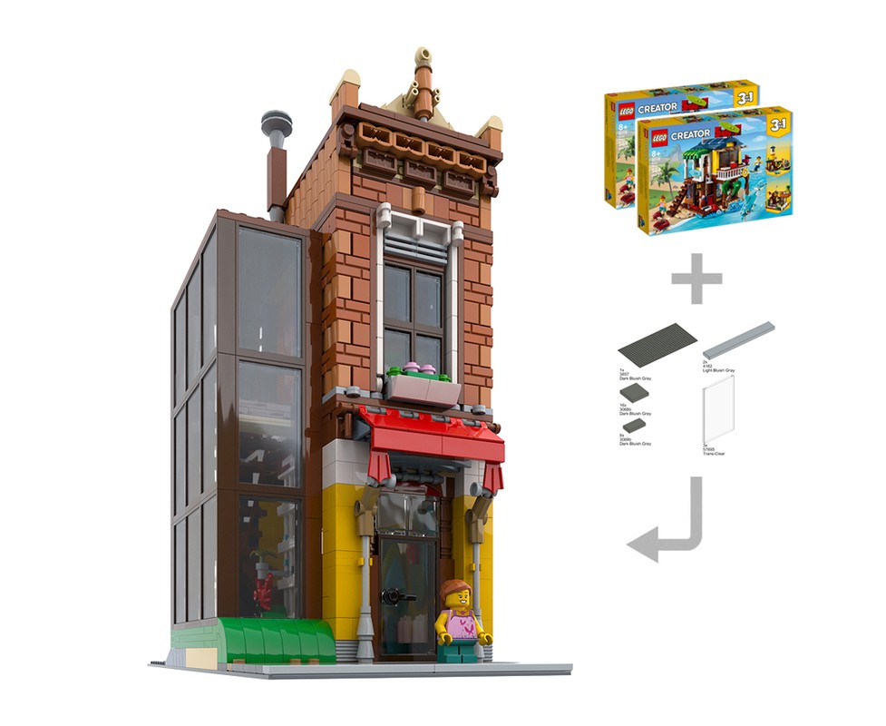MOC Travel Agency by Rebrickable - Build with LEGO