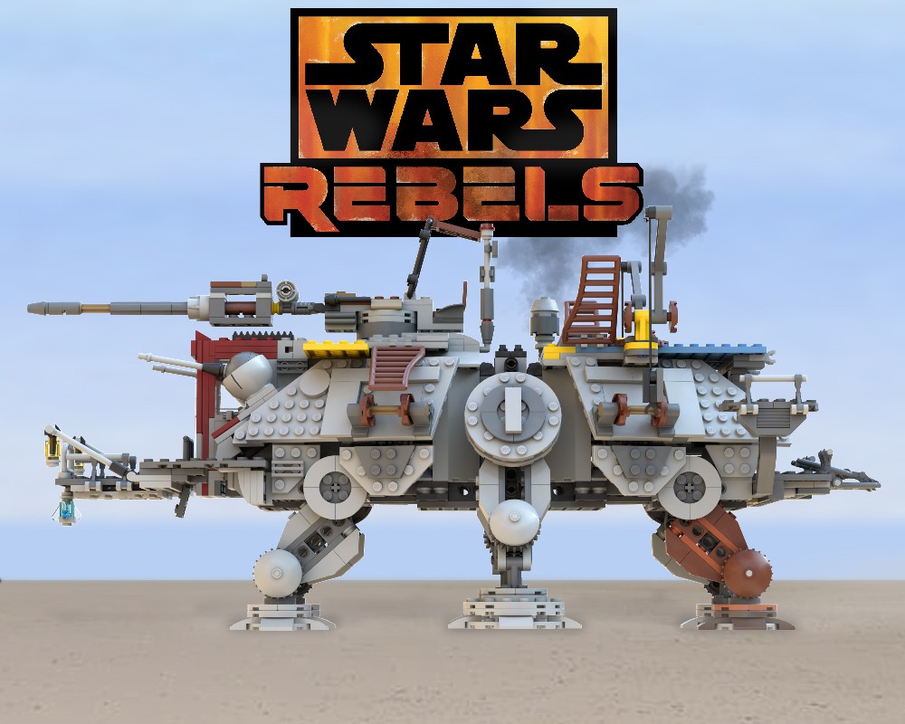 LEGO MOC Rex's AT-TE - 75337 Modification by CLUN_k