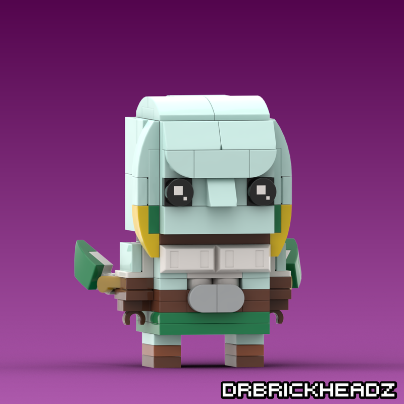 LEGO MOC Zora Link (Majora's Mask) Brickheadz by DrBrickheadz ...