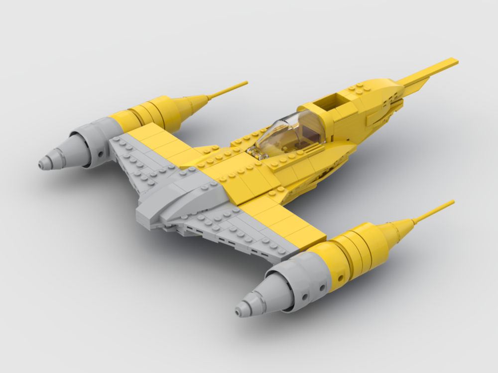 LEGO MOC Brick_boss N-1 starfighter (2000s-2010s by Brick_boss Rebrickable - with LEGO