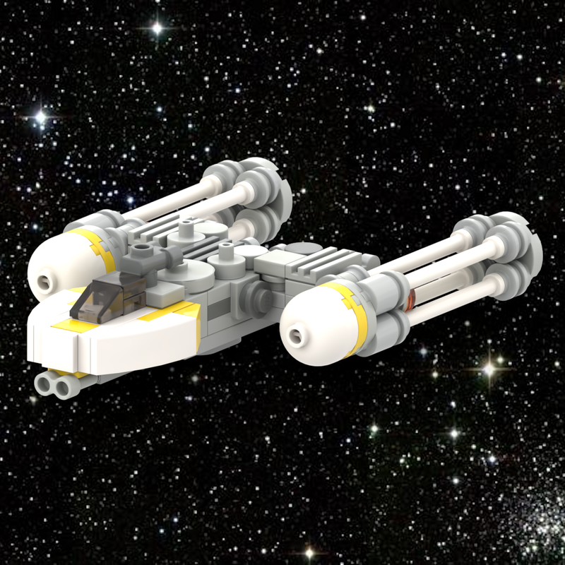 LEGO MOC SW Midi Scale BTL-A4 Y-Wing by Curraheetom | Rebrickable ...