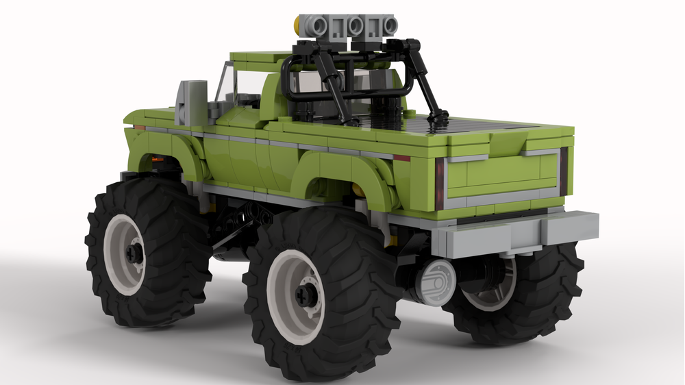 LEGO MOC 1979 Ford F250 Monster Truck in Lime Green by Mad_Modeler ...