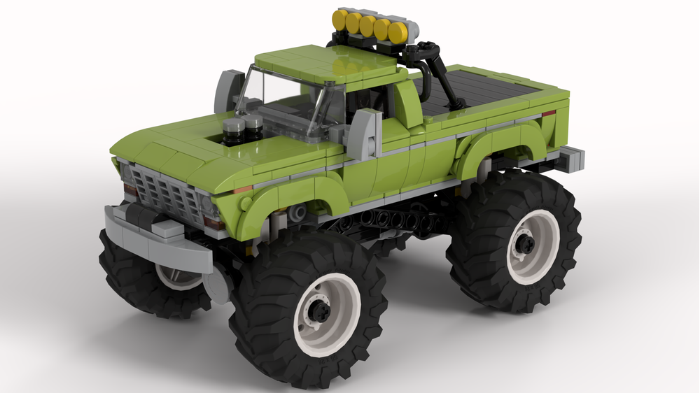 LEGO MOC 1979 Ford F250 Monster Truck in Lime Green by Mad_Modeler ...