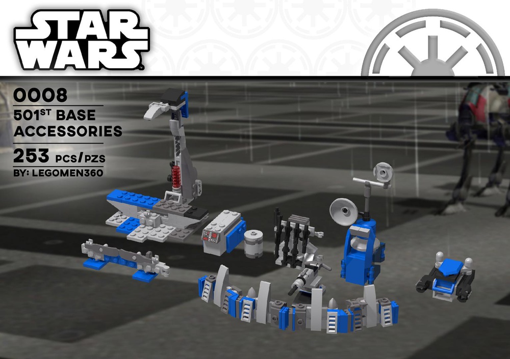 Lego Moc Clone Base Accessories By Legomen360 | Rebrickable - Build With  Lego