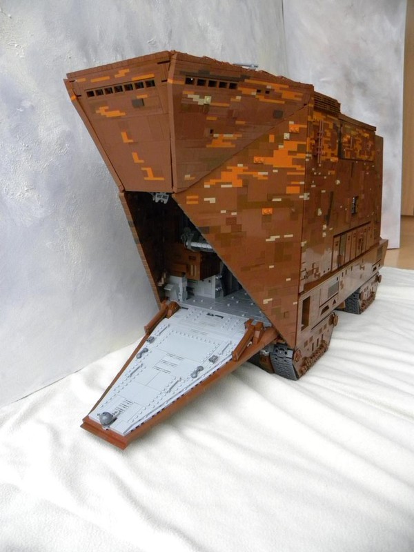 SANDCRAWLER WITH FULL INTERIOR by Polyprojects | Rebrickable - Build with LEGO