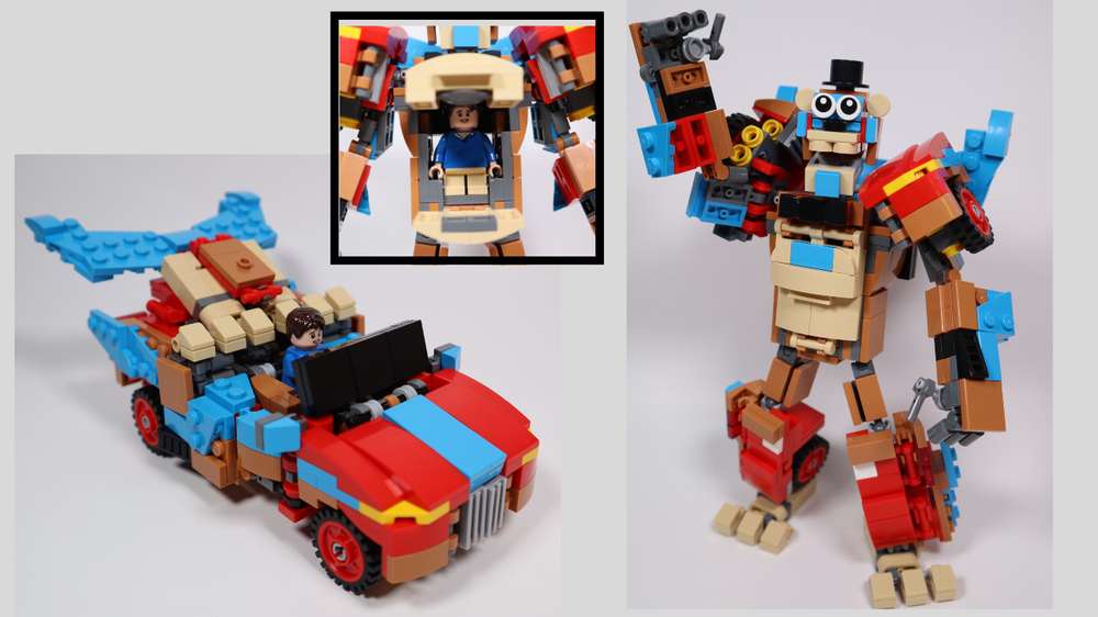 LEGO MOC Glamrock Freddy Fazbear (Transformers x Five Nights at Freddy ...