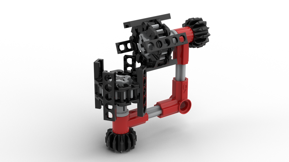 LEGO MOC Custom Bevel Gears by 2in1 Rebrickable Build with LEGO