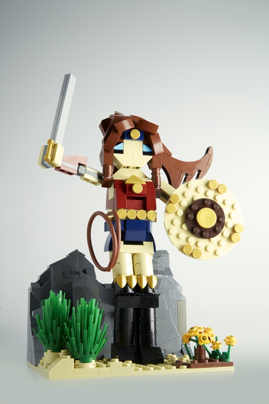LEGO MOC Wonder Women Manga by elidobrick