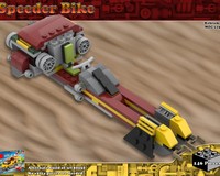 Speeder Bike (Lego City Pizza Van Alt Build)