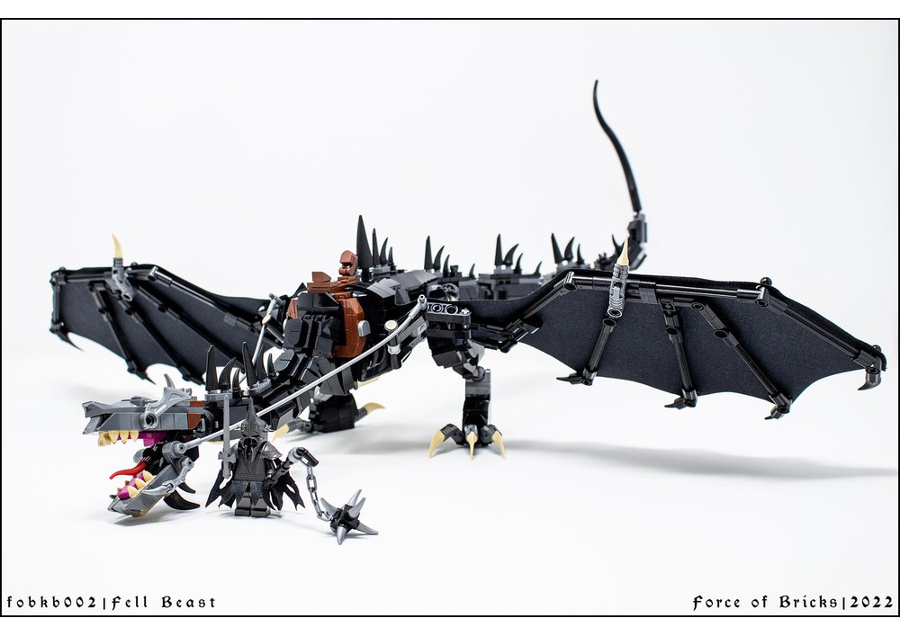 LEGO MOC Fell Beast (fobkb002)| Digital instructions by Force of Bricks ...