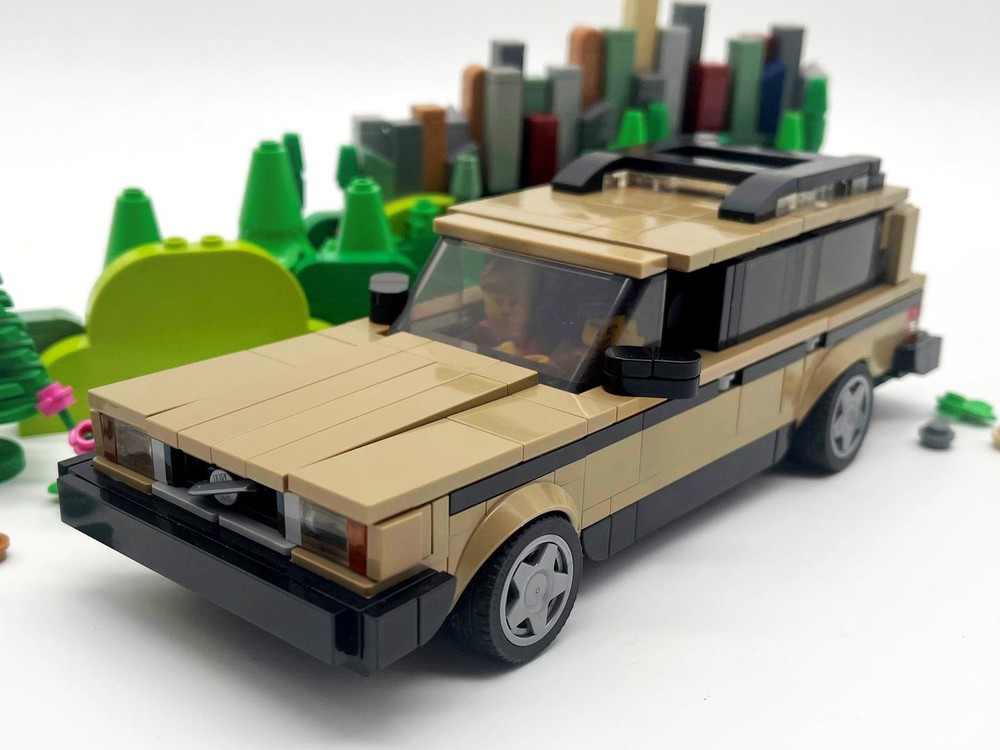 LEGO MOC Volvo 240 Wagon by IBrickedItUp | Rebrickable Build with LEGO