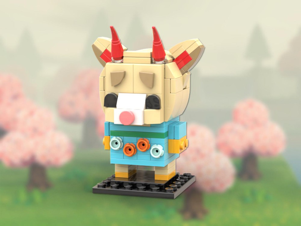 LEGO MOC Brickheadz - Zizzy & Pony (Piggy) by PatrickStarGames