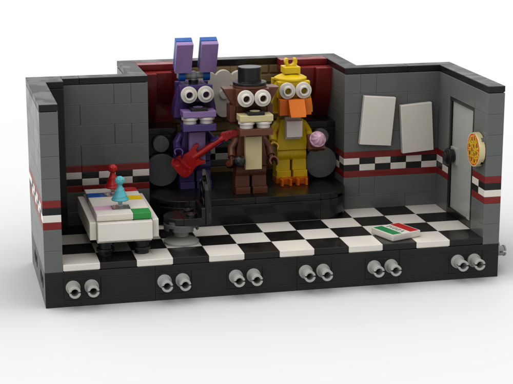 LEGO MOC Five Nights at Freddy's 1 Stage Fnaf by CannonBricks