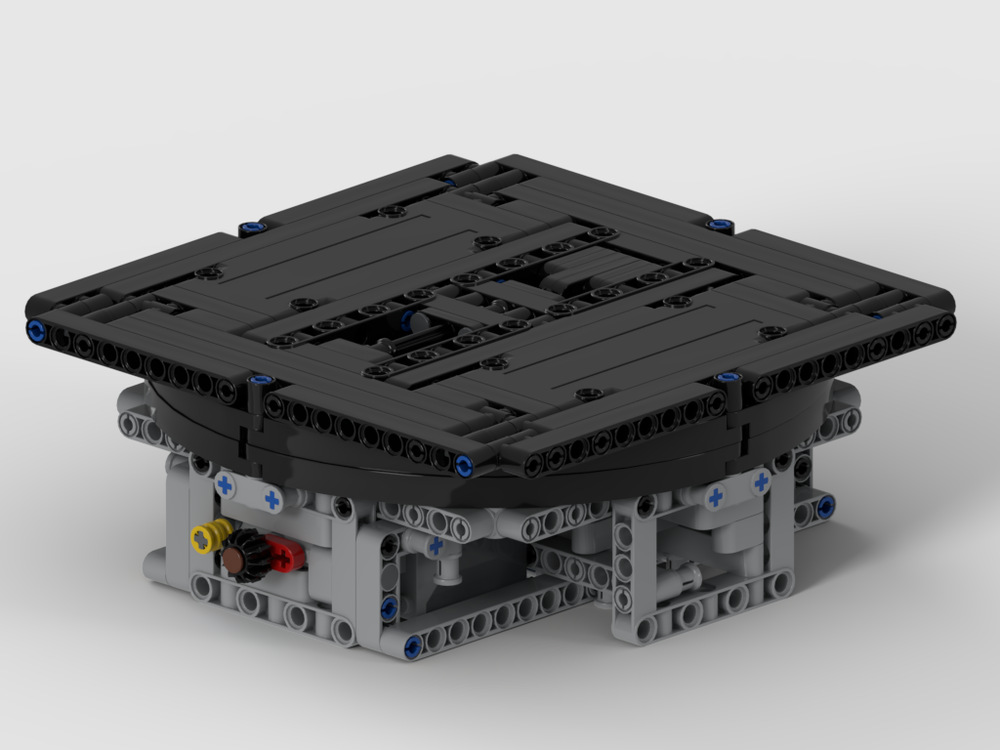 LEGO MOC Motorized turntable by technic_Franz