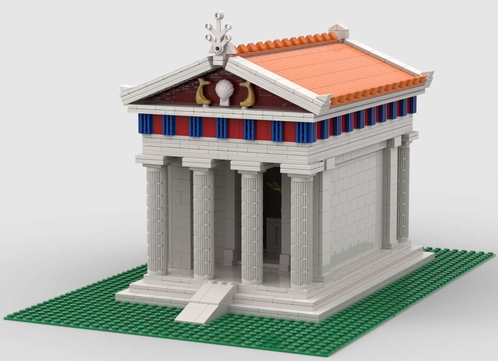 LEGO MOC Ancient Greek - Temple by PANOS82 | Rebrickable - Build LEGO