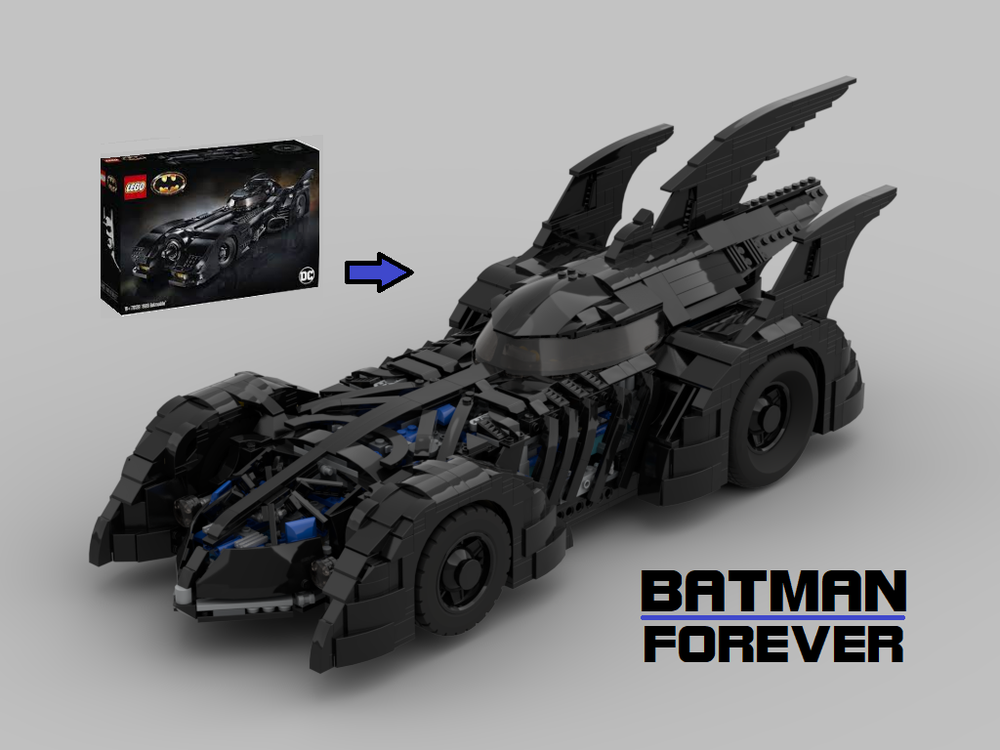 LEGO MOC UCS 1995 Forever Batmobile by CreationCaravan (Brad Barber) |  Rebrickable - Build with LEGO