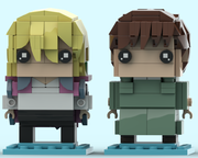 LEGO MOC Totoro, Satsuki & Mei - Studio Ghibli BrickHeadz by 