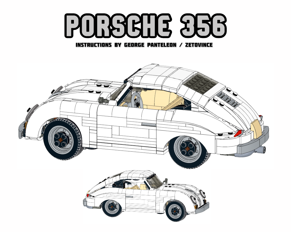 LEGO MOC Porsche 356 by ZetoVince | Rebrickable - Build with LEGO