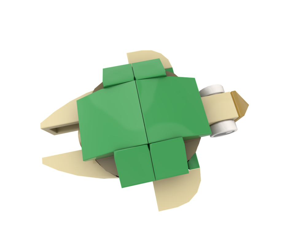 LEGO MOC 01 Turtle by MyKidisanAlien | Rebrickable - Build with LEGO