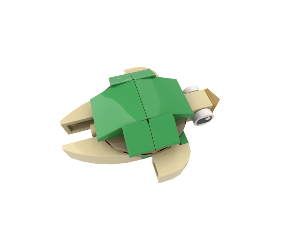 LEGO MOC 01 Turtle by MyKidisanAlien | Rebrickable - Build with LEGO