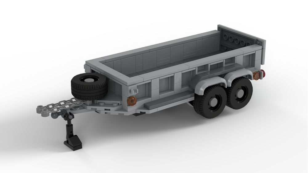 LEGO MOC Large Utility Trailer - Monster Truck scale by Mad_Modeler ...