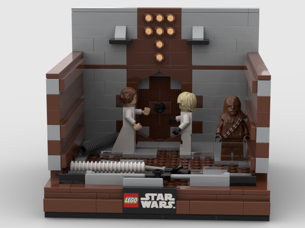 LEGO MOC Trash Compactor by Rebrickable Build with LEGO