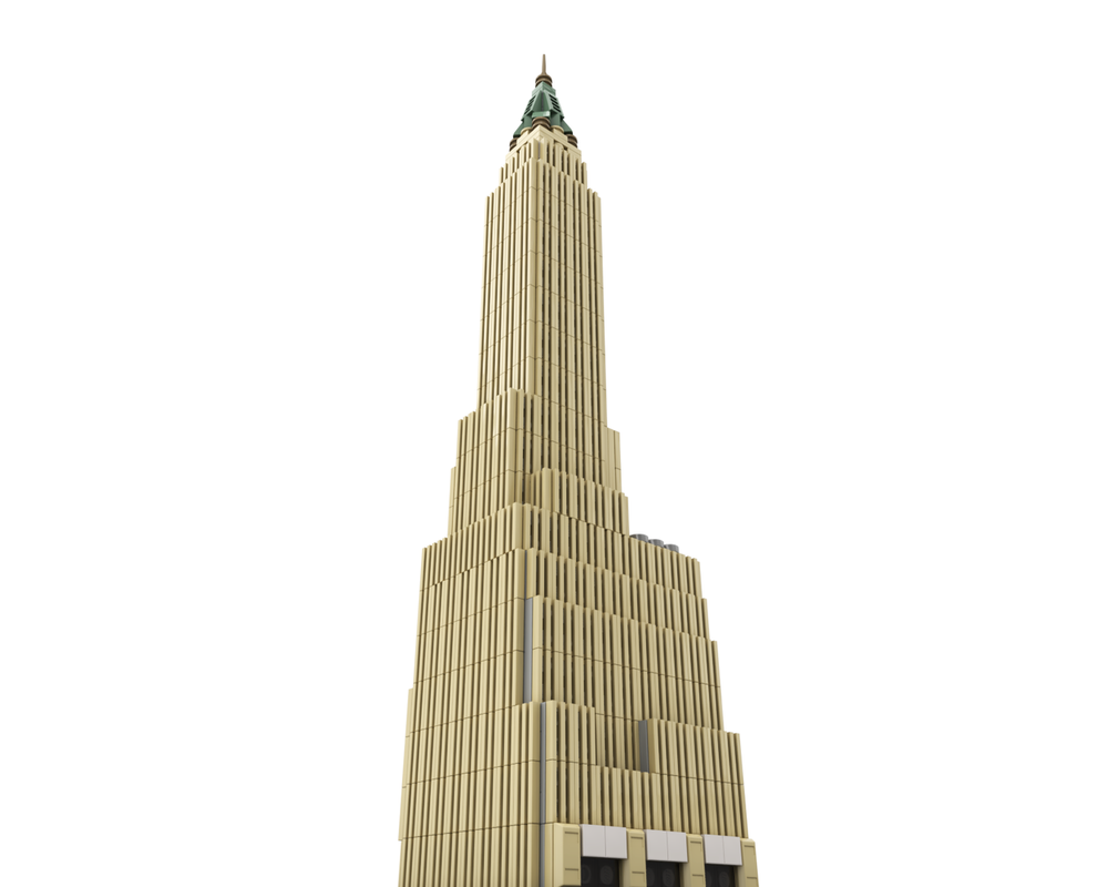 ZITIANYOUBUILD Empire State Building MOC 923 Pièces – Set Architecture 1/800 (compatible LEGO)