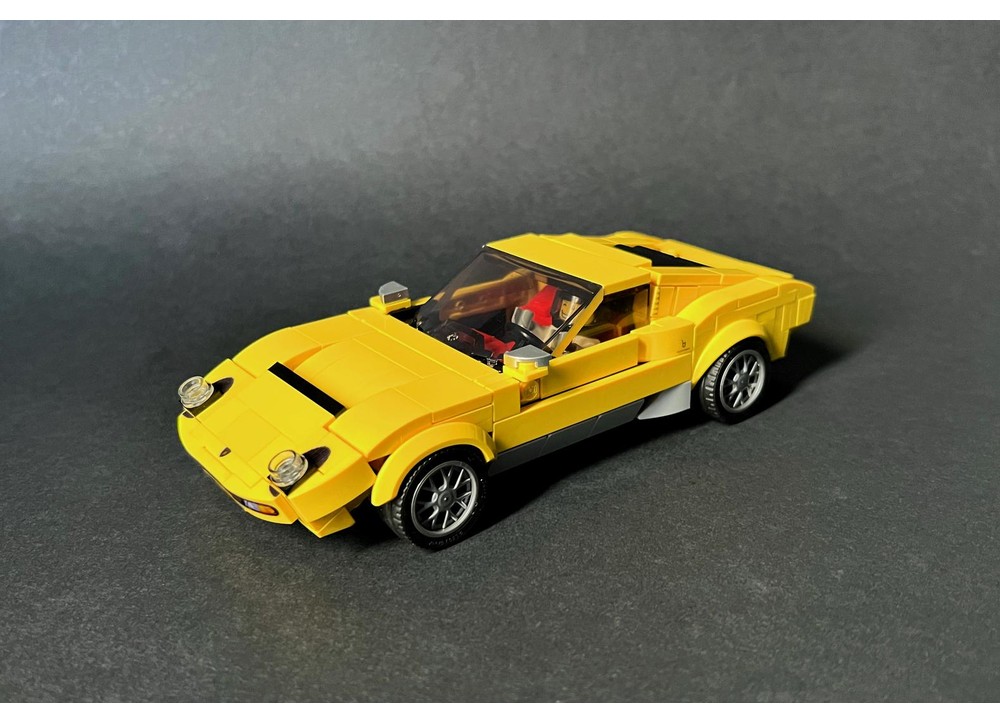 LEGO MOC-130670 Lamborghini Miura - Speed Champions 8 Studs wide