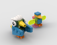 30548-1 Mozart Bird & Colorful Penguin