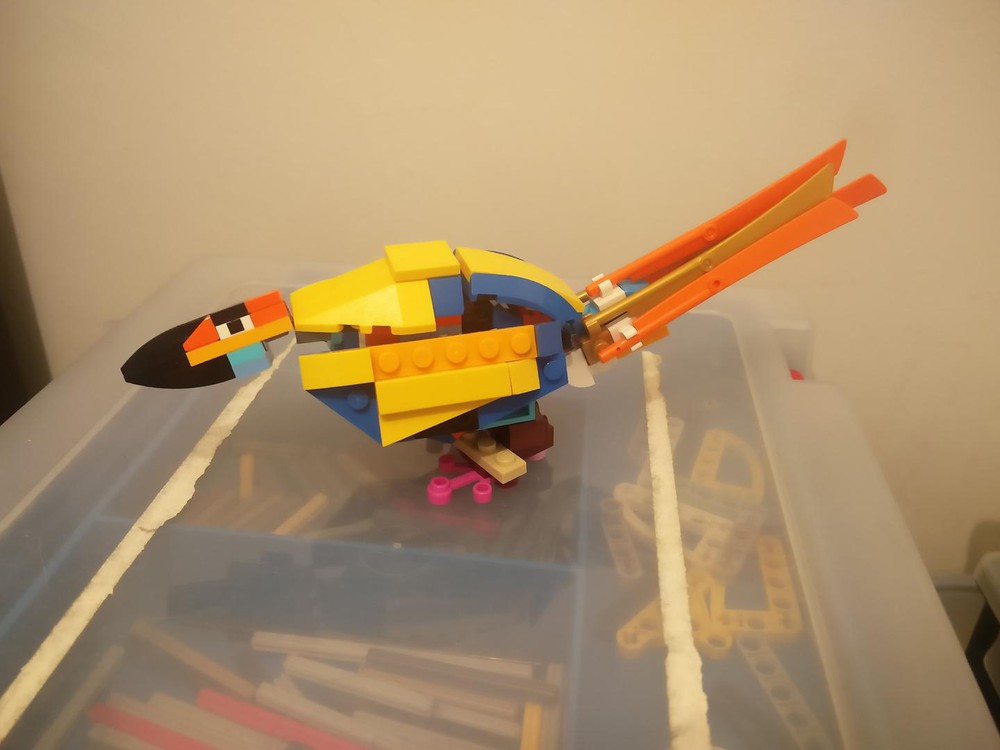 LEGO MOC Tropical Bird by LBX | Rebrickable - Build with LEGO