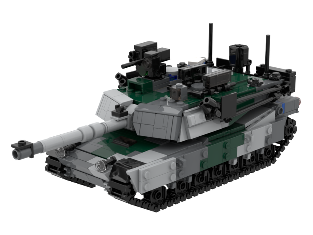 Lego Moc M1 Abrams Mbt By Somerslego Rebrickable Build With Lego