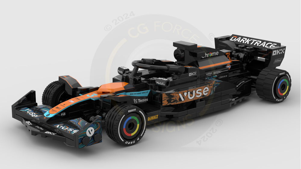 LEGO MOC F1 McLaren MCL36 - Abu Dhabi by CGForceDesigns | Rebrickable ...