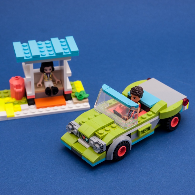LEGO Cabrio - Rebrickable with Build On LEGO Bricking | Keep by 41712 MOC