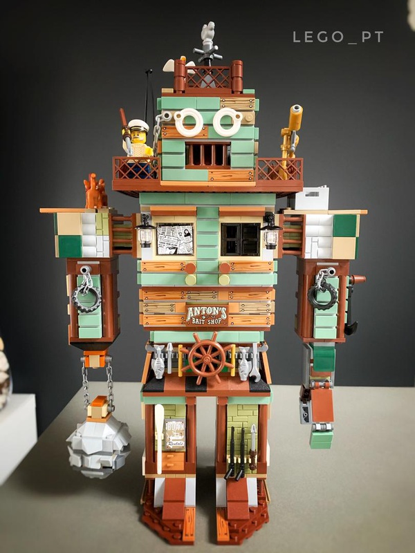 Lego Moc Anton Robot By Hantunes | Rebrickable - Build With Lego