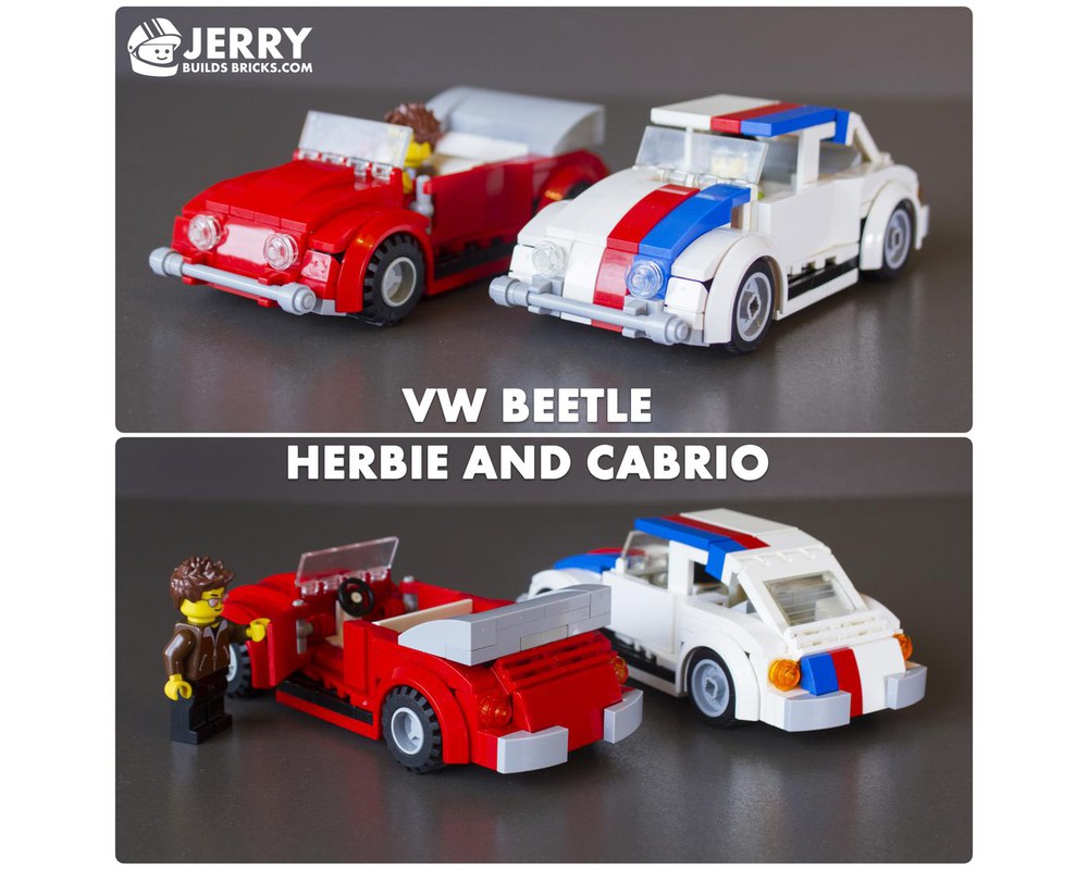 Lego Moc Vw Beetle Cabrio Other 18 Rebrickable Build With Lego
