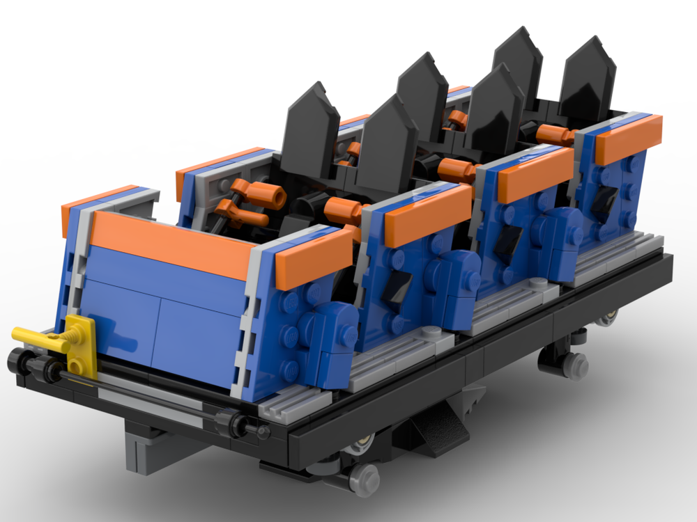 LEGO MOC Blue Streak by intim305 Rebrickable Build with LEGO