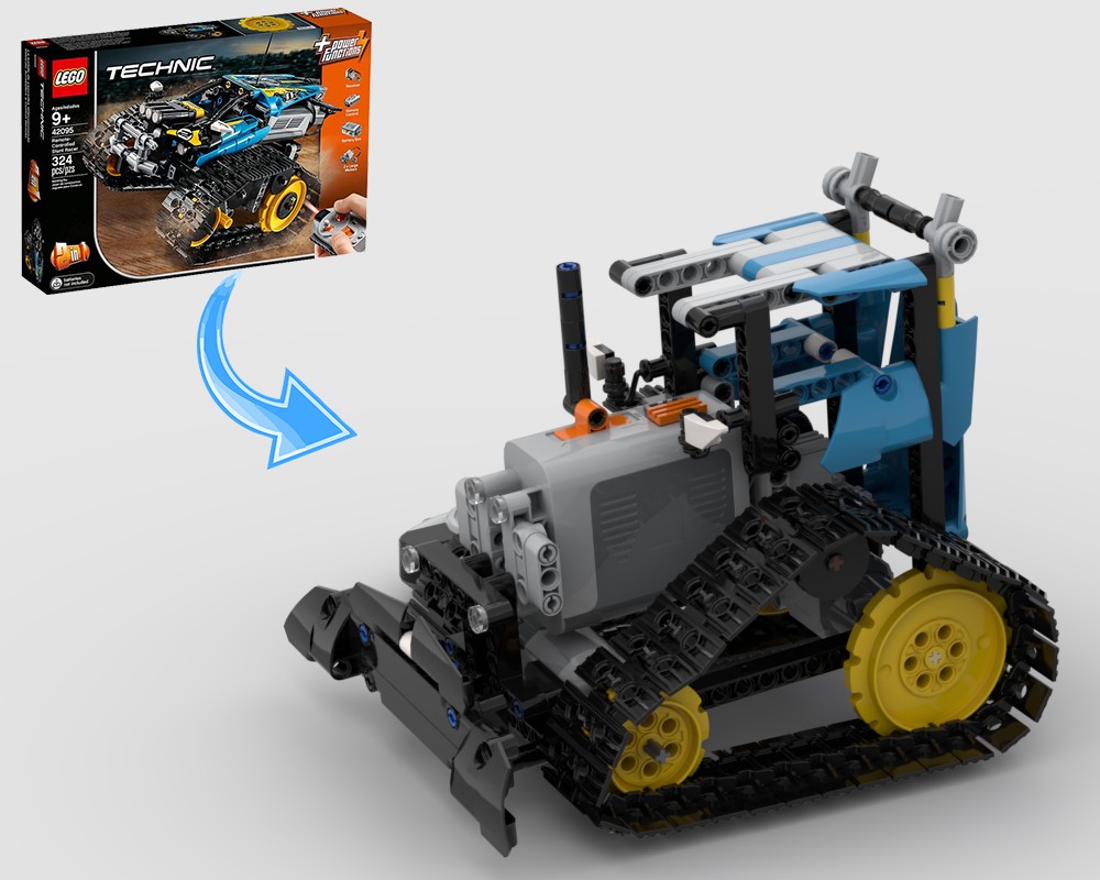 LEGO MOC Bulldozer 42095 Alternative by ErikGS | Rebrickable 