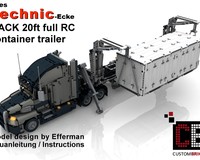 Custom 42028 full RC 20ft container trailer