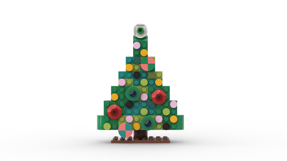 LEGO MOC 11021 Christmas tree by Lenarex Rebrickable Build with LEGO