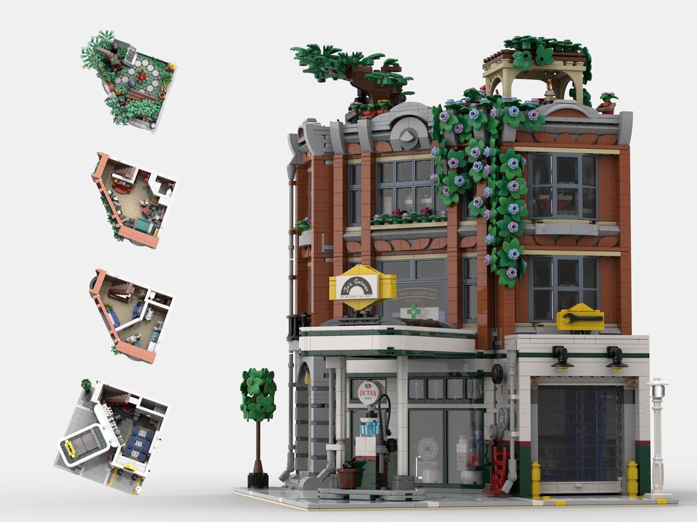 LEGO MOC Joe's (Corner) Garage (10264) by | - with LEGO