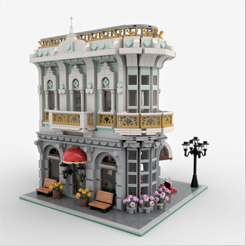 LEGO MOC Modular V by @lucapetraglia.it | Rebrickable - Build with LEGO