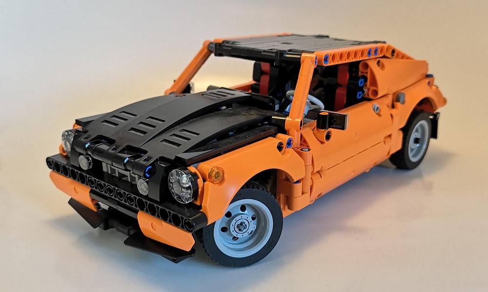 LEGO MOC Vintage Rally Coupe by Celeri | Rebrickable - Build with LEGO