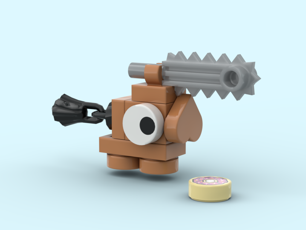 LEGO MOC chainsaw man pochita by Commmaurice Rebrickable Build with