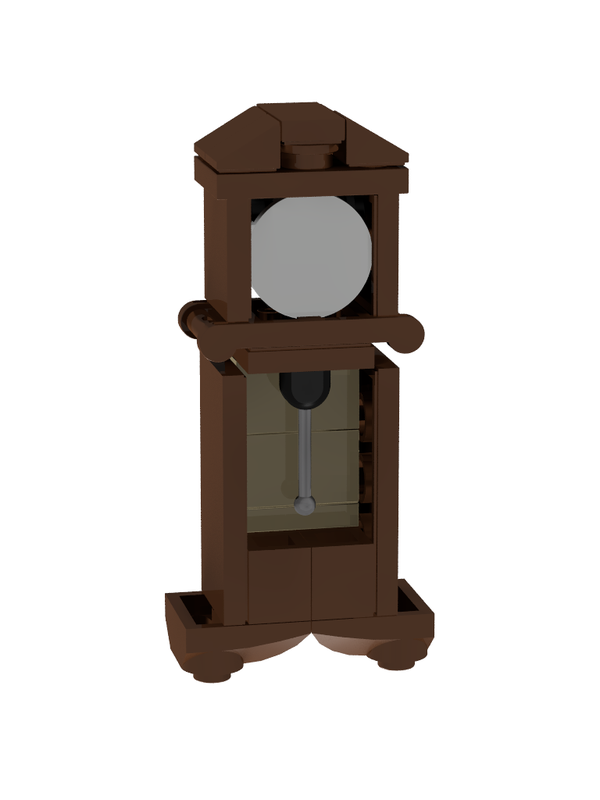 LEGO MOC Grandfather clock by pjurkovi Rebrickable Build with LEGO