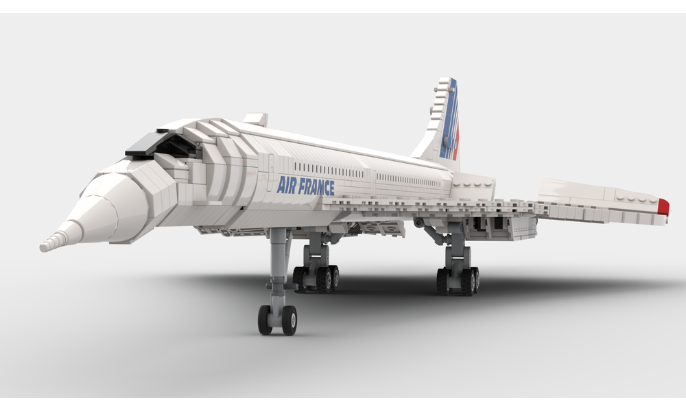 LEGO MOC 1:72 Scale Concorde by HandSolo99 | Rebrickable - Build with LEGO