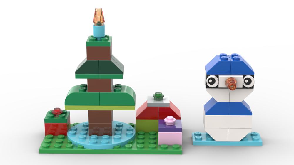 LEGO MOC 10695 Christmas tree and Snowman by Lenarex Rebrickable