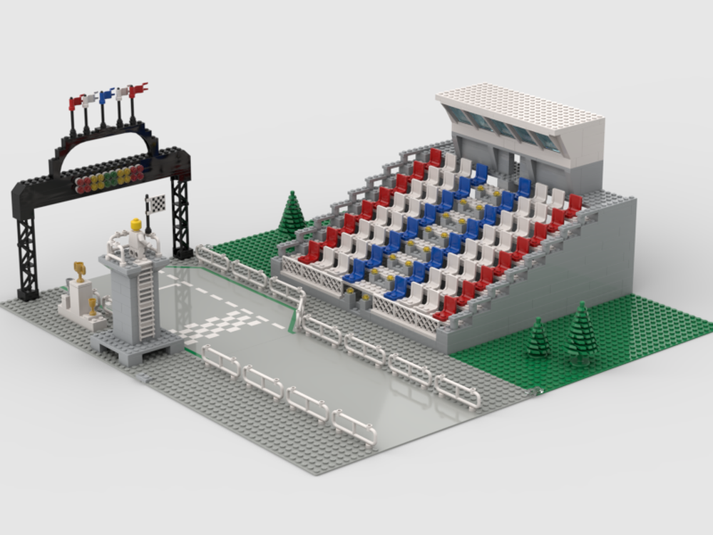 Lego race hot sale track moc