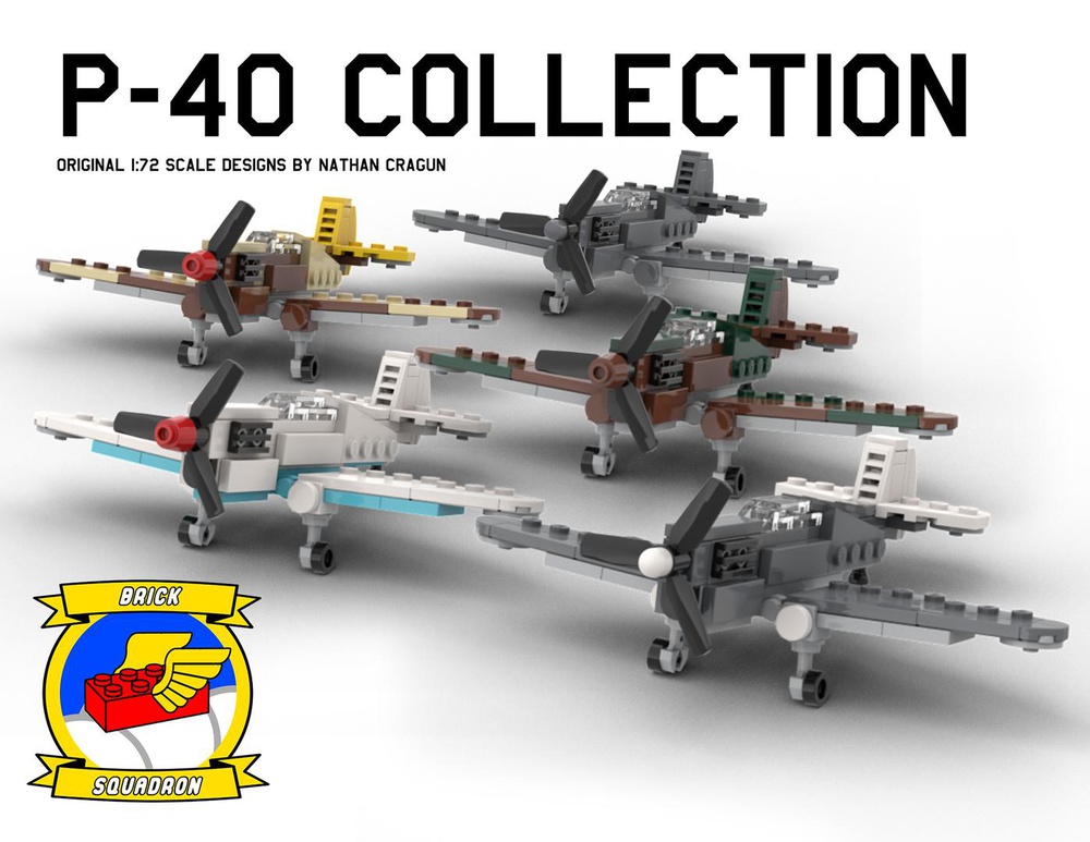 LEGO P-40 brick_squadron Rebrickable - Build with LEGO