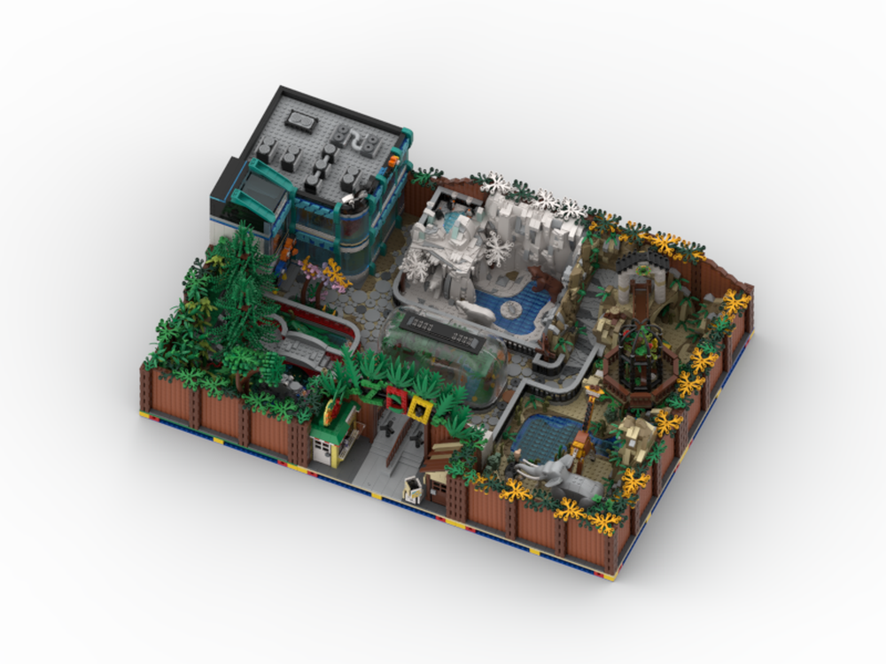 LEGO MOC Zoo Module #4 India by Legofan21 | Rebrickable - Build with LEGO